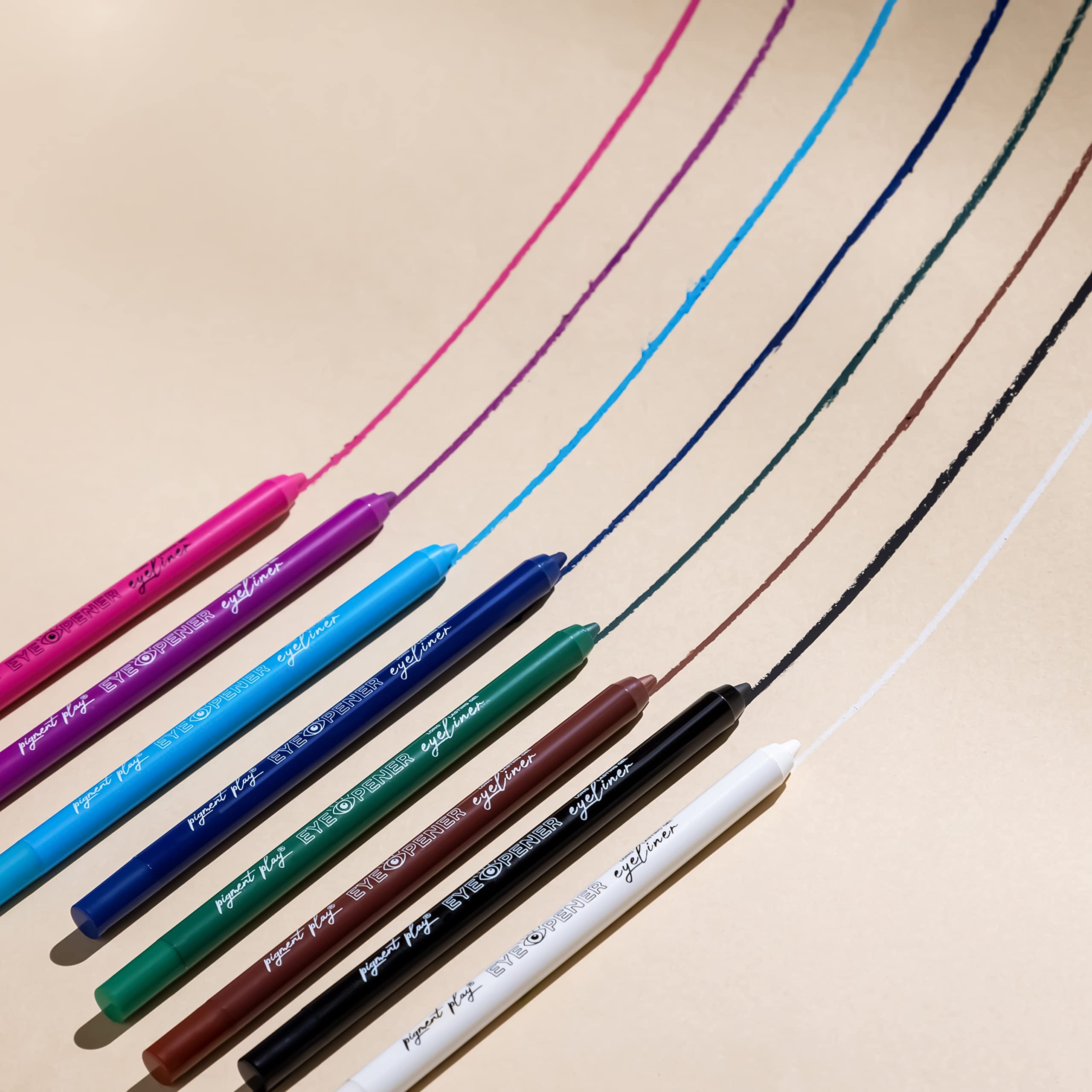 Pigment Play Eye Opener Gel Eyeliner - Pretty Pink | Long-Lasting Waterproof Eyeliner for Smoky Eyes & Winged Liner | Perfect for Parties, Date Night & Special Occasions