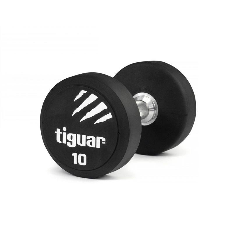 Tiguar 10kg PU Dumbbell Set - Premium Quality for Home Gym & Strength Training - Perfect for Weightlifting, CrossFit & Fitness Workouts