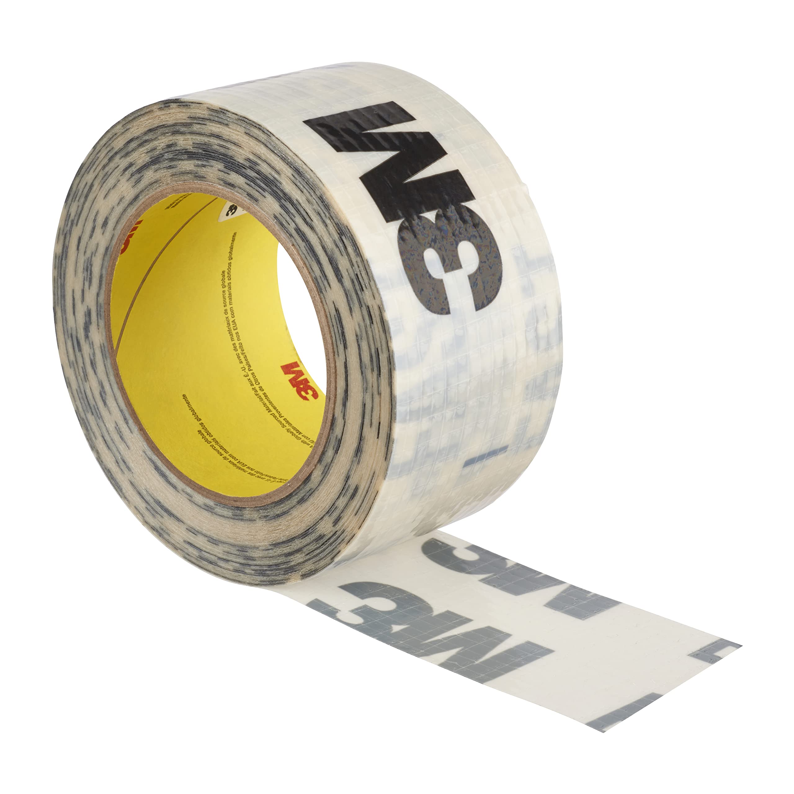 3M 8068-NL Grid Air Sealing Tape - 2 Inch x 25 Yard (24 Rolls per Case) | High-Performance HVAC Duct Sealing for Energy Efficiency | Perfect for Home Insulation, Commercial Buildings & HVAC Repairs