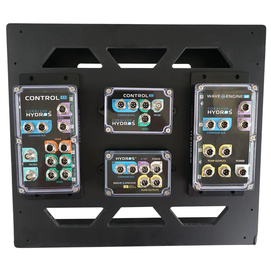 Hydros Mini Black Aquarium Controller Board - Smart Wire Management System for Fish Tanks - Perfect for Freshwater & Saltwater Aquariums, Reef Tanks, and Aquatic Plant Setups