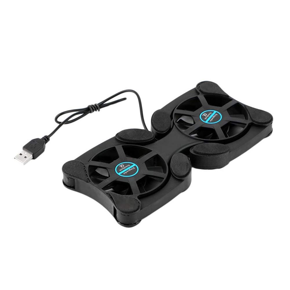LINASHI Octopus-Shaped Portable Foldable Laptop Cooling Fan - Dual USB Cooling Pad for Notebooks | Perfect for Gaming, Office Work & Travel Use