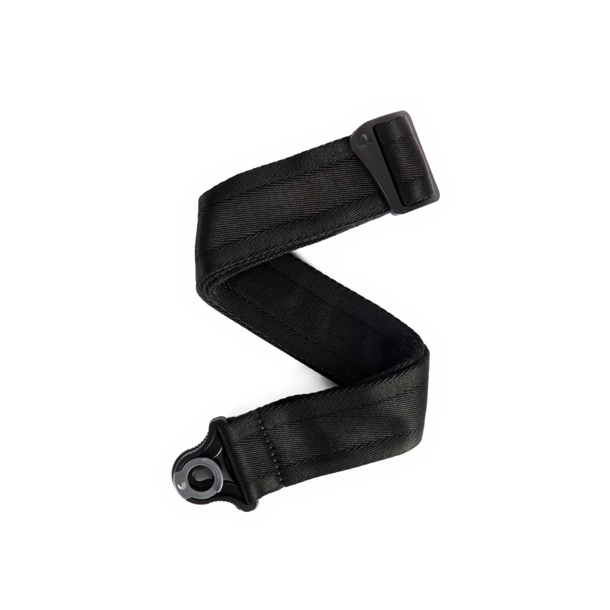 D'Addario Auto Lock Nylon Guitar Strap - Adjustable Black Shoulder Strap for Electric & Acoustic Guitars - Secure & Comfortable for Live Performances & Studio Sessions