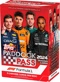 2024 Topps F1 Paddock Pass Blaster Box - Limited Edition Formula 1 Trading Cards Collection - Perfect for F1 Fans, Collectors, and Racing Enthusiasts - Great for Gifts, Display, and Trading Card Games