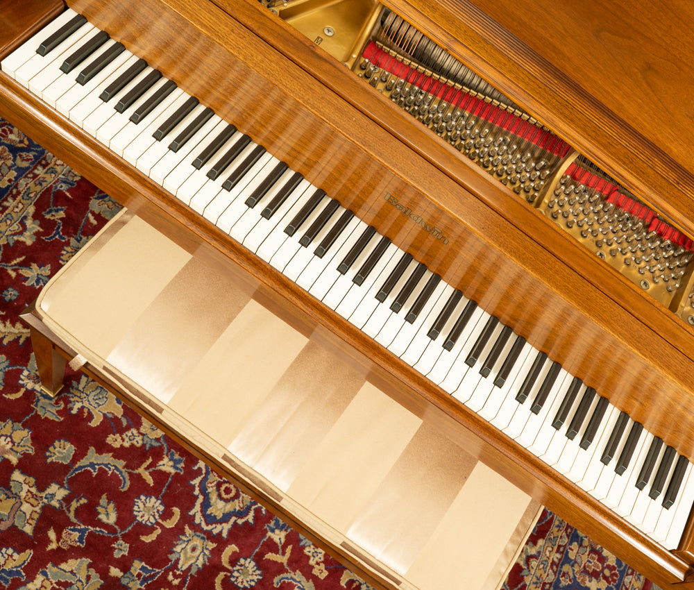 Baldwin 5'2 Model M Grand Piano - Satin Walnut Finish | Used Vintage Piano with Serial Number 247382 | Perfect for Home, Studio & Concert Performances