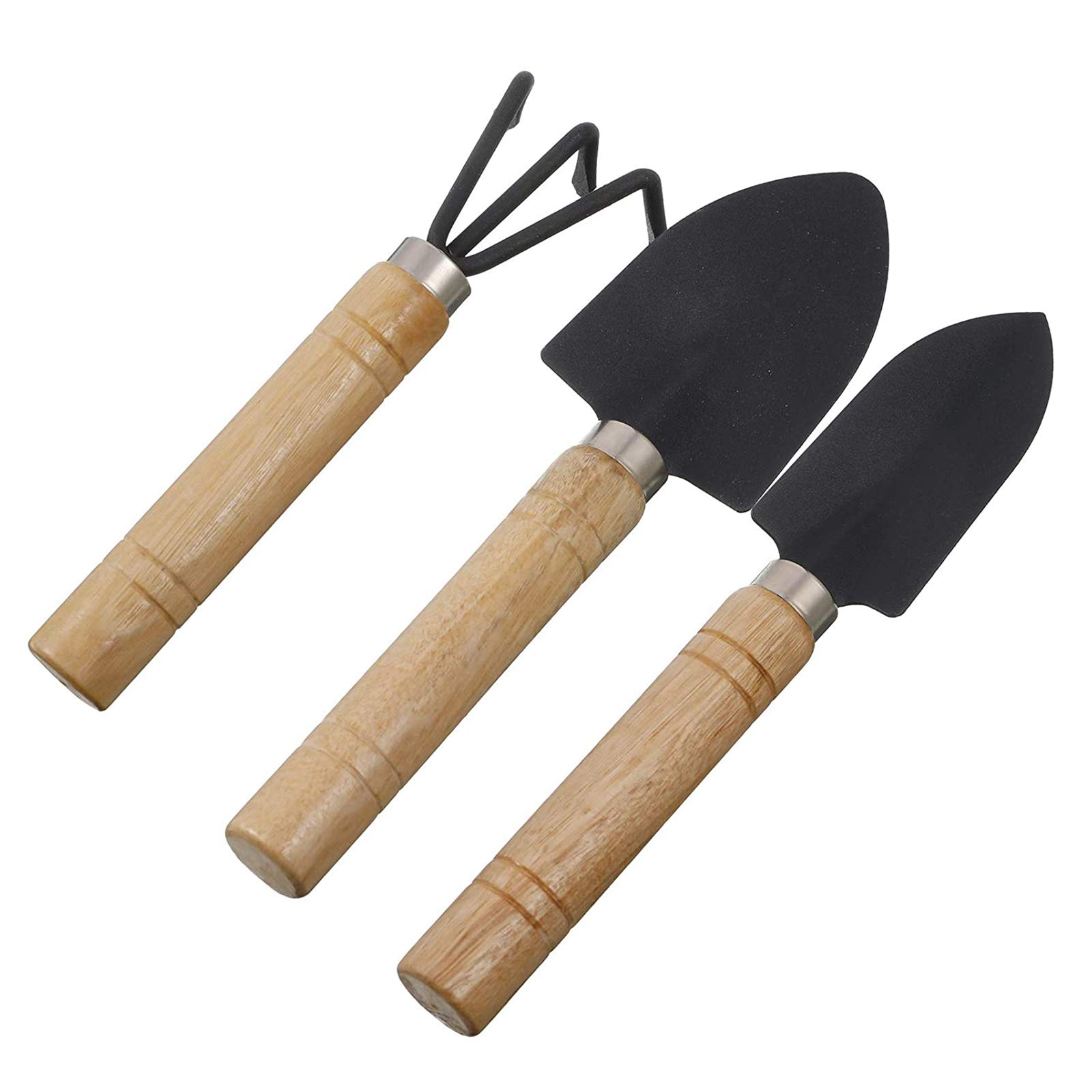 YUEGOO Garden Tools Set - Mini Shovel, Spade, Claw Rake for Planting, Digging & Weeding | Perfect for Flowers, Herbs & Small Garden Tasks | Durable Gardening Hand Tools for Indoor/Outdoor Use
