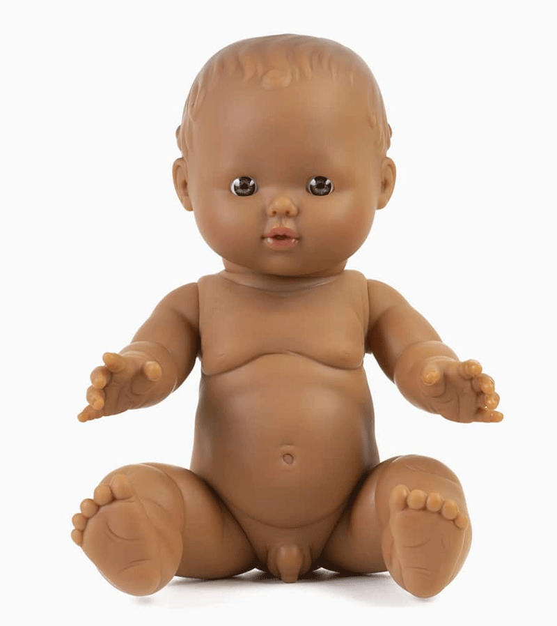 Leon 34cm Vintage Boy Doll - Collectible Handmade Toy for Kids & Adults | Perfect for Home Decor, Gift Giving & Themed Parties