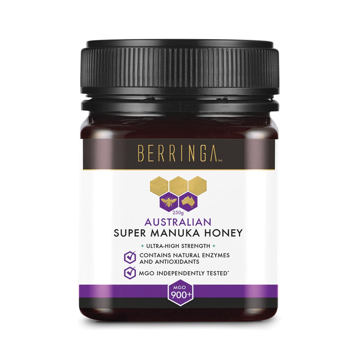 Premium Australian Super Manuka Honey MGO 900+ (250g) - Ultra High Strength Raw Honey for Immune Support, Digestion & Wellness - Perfect for Tea, Toast & Natural Remedies