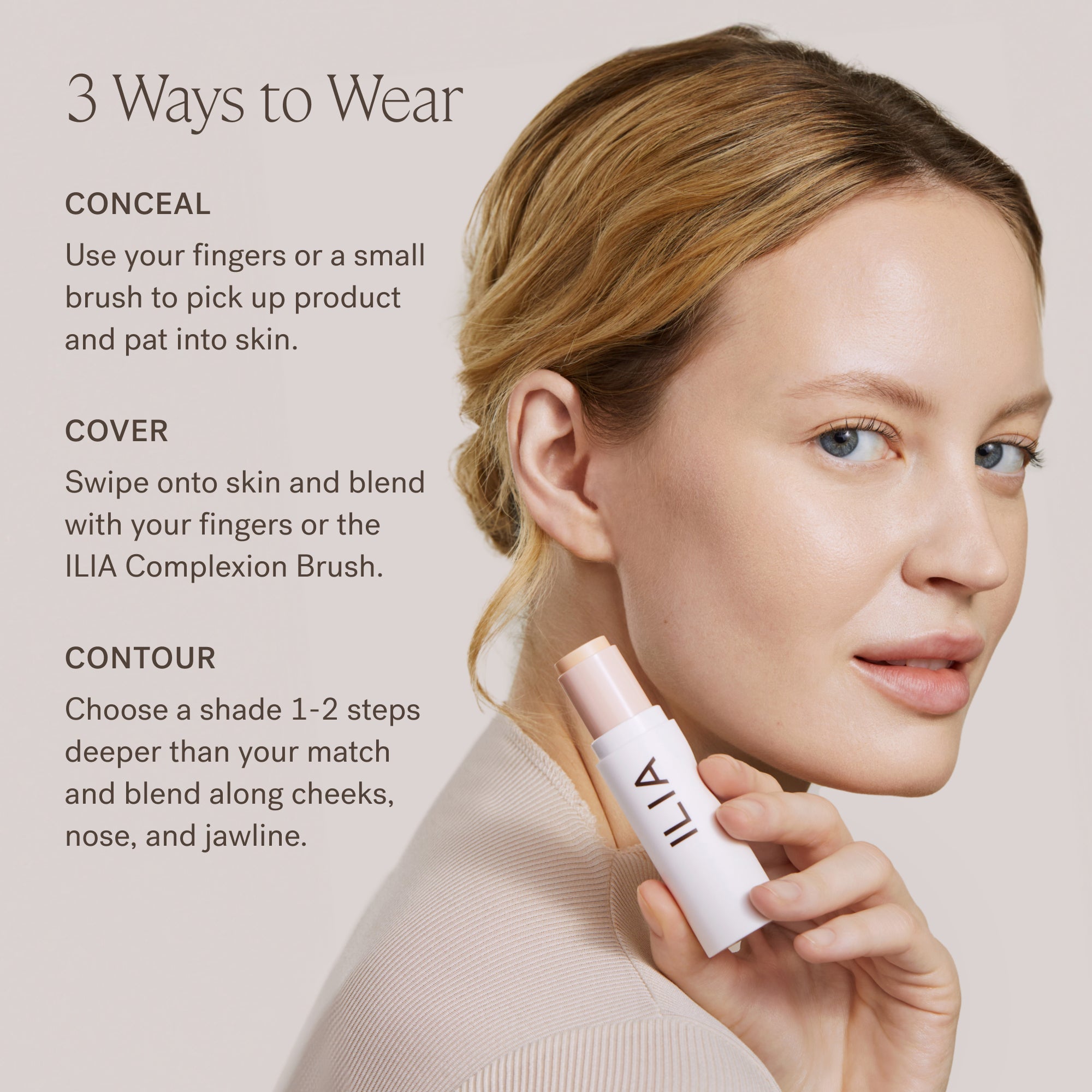 Skin Rewind Complexion Stick - Brightening & Hydrating Makeup Stick for Flawless Coverage | Perfect for On-the-Go Touch Ups & Travel Makeup Essentials
