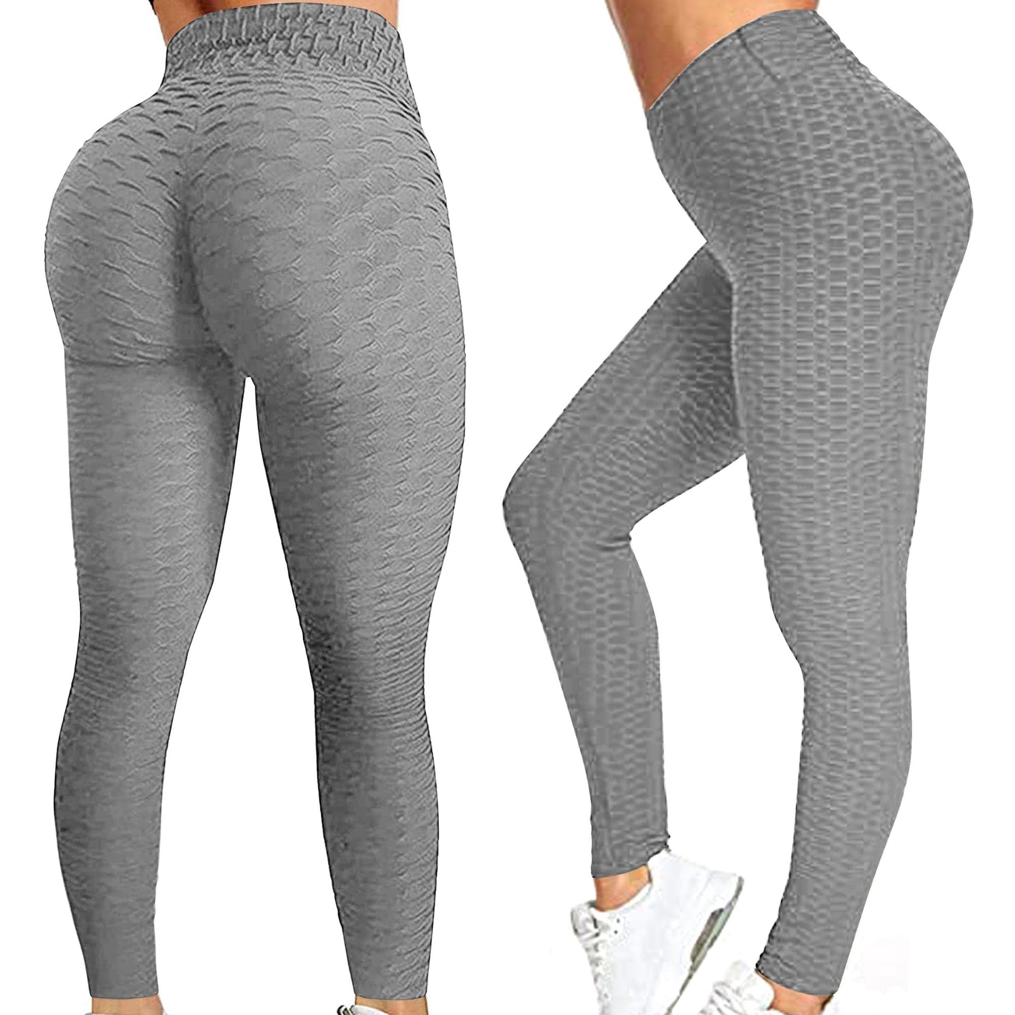 Best Butt Lifting Leggings for Women - High Waisted Tummy Control Yoga Pants with Seamless Scrunch Design | Perfect for Workouts, Running & Gym