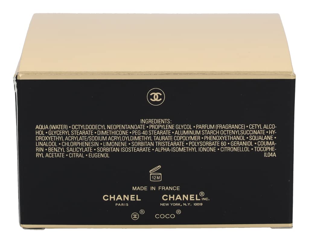 Chanel Coco Noir Body Cream 150g - Luxurious Moisturizing Lotion for Dry Skin, Perfect for Nighttime Skincare & Gift Giving