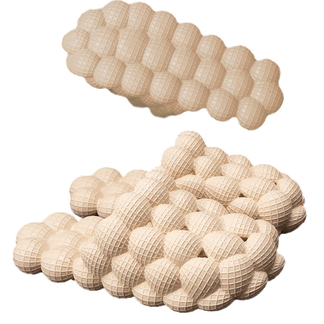 Kvikci Funny Bubble Slippers - Massaging House Shoes for Men & Women - Soft Bubble Pillow Slides - Comfortable Beach Sandals & Indoor Slippers - Perfect for Relaxation, Spa Days, and Lounging at Home