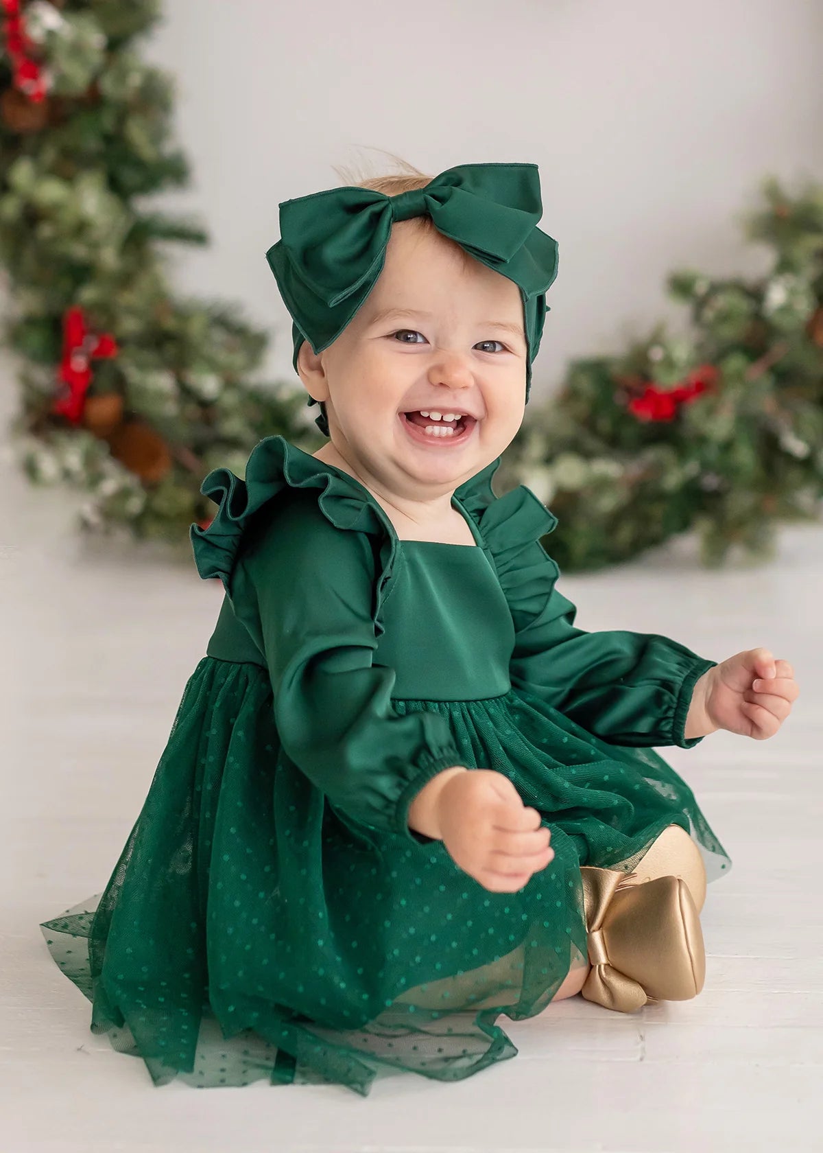 Emerald Green Mistletoe Party Dress for Women - Elegant Holiday & Christmas Party Outfit for Festive Occasions
