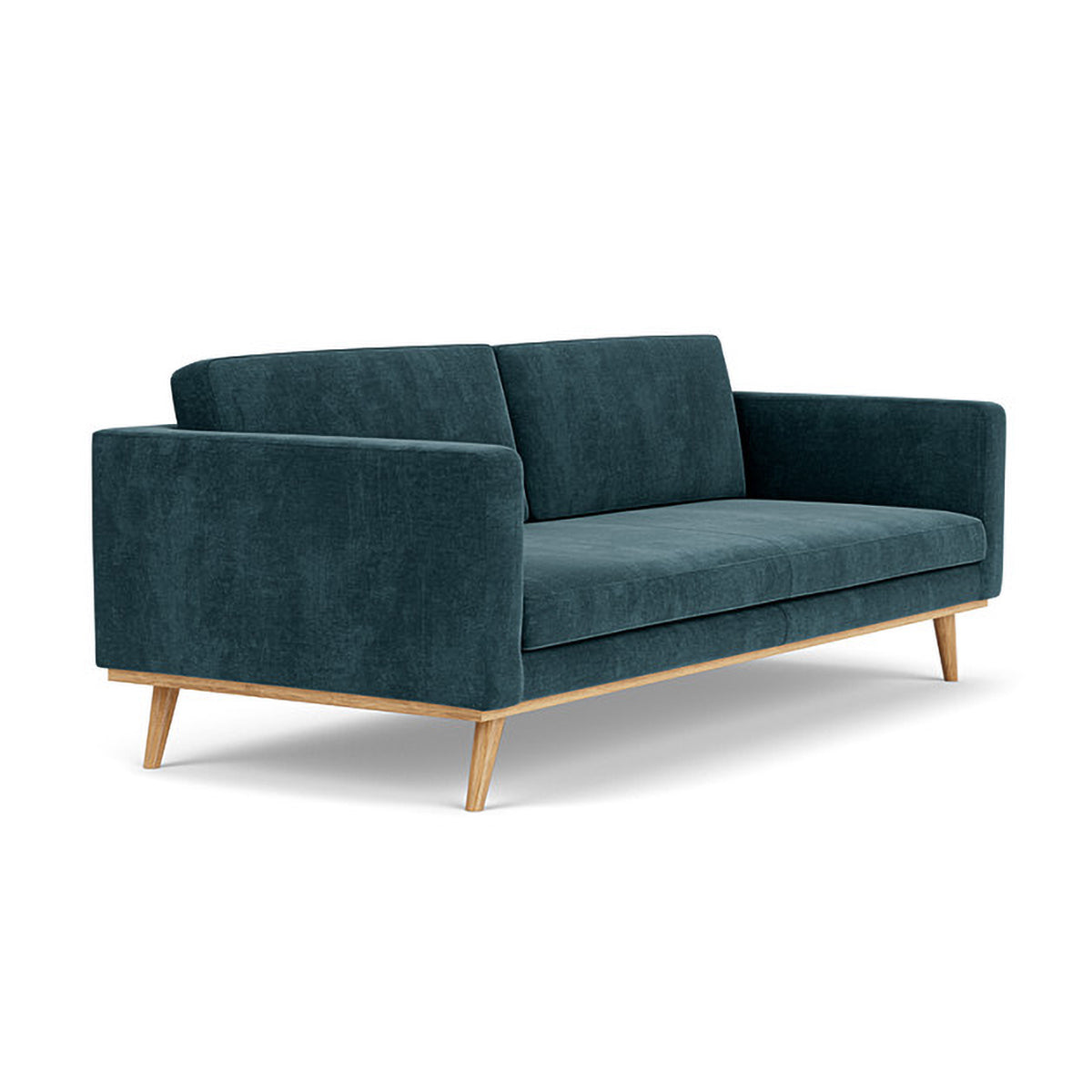 Johan Fabric 3-Seater Sofa - Comfortable Living Room Couch for Small Spaces | Perfect for Apartments, Dorms & Cozy Homes
