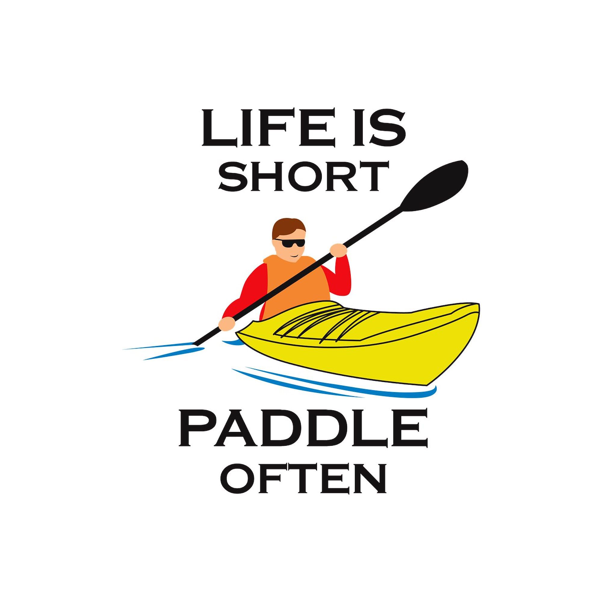PADDLE OFTEN Oval Stickers - 50 Pack | Waterproof Vinyl Decals for Kayaks, Paddle Boards & Outdoor Gear | Fun Sports & Adventure Stickers