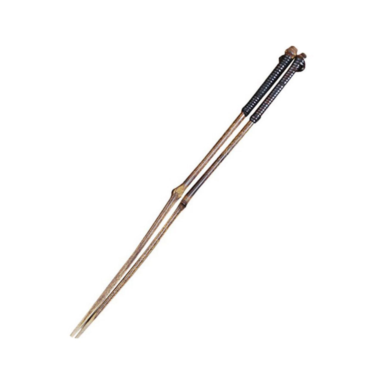 Hemoton Reusable Bamboo Chopsticks with Glass Dish Set - 1 Pair Japanese Style Vintage Sushi Chopsticks for Asian Dining, Home Kitchen & Restaurant Use