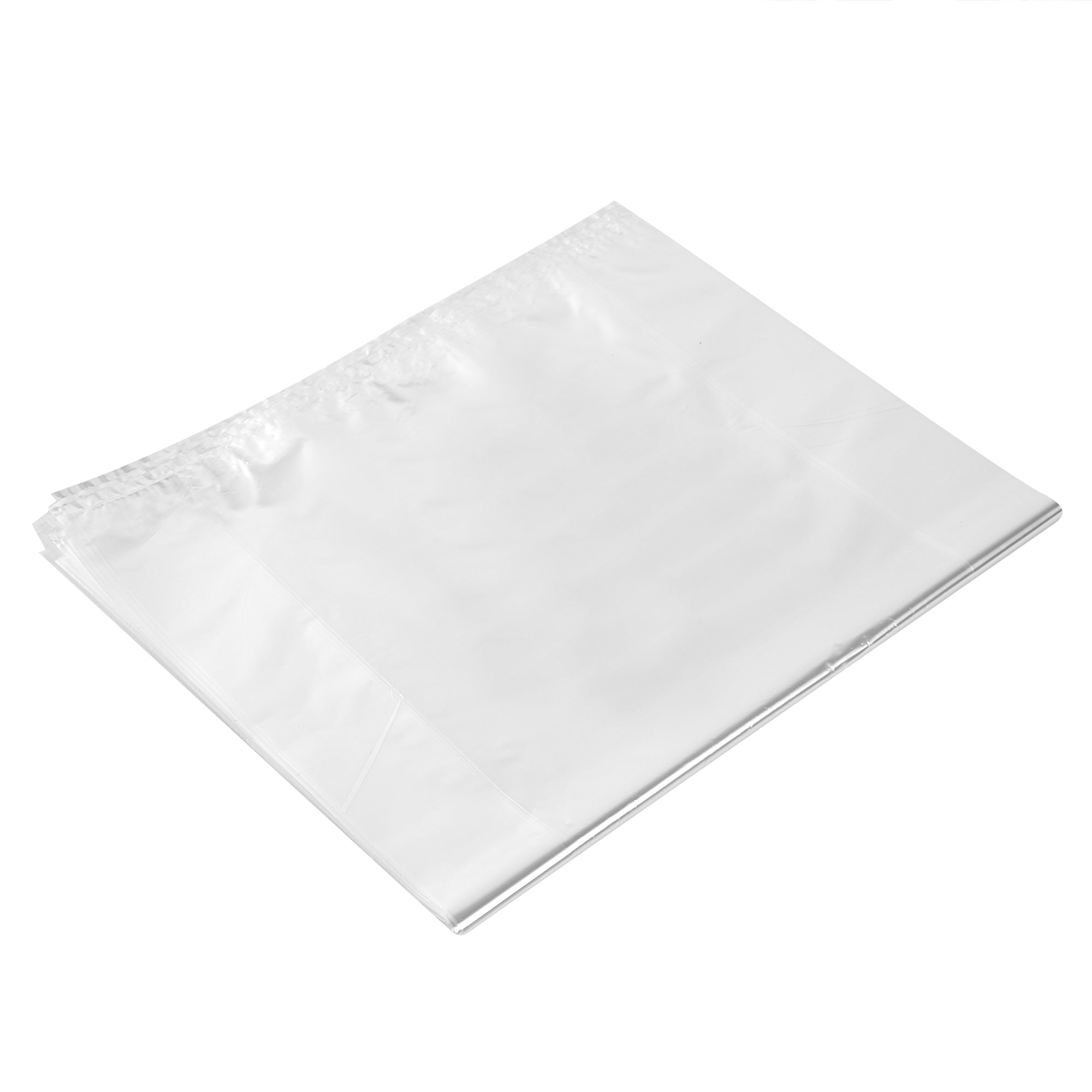 Clear Plastic Gift Basket Bags with Gusset - 12