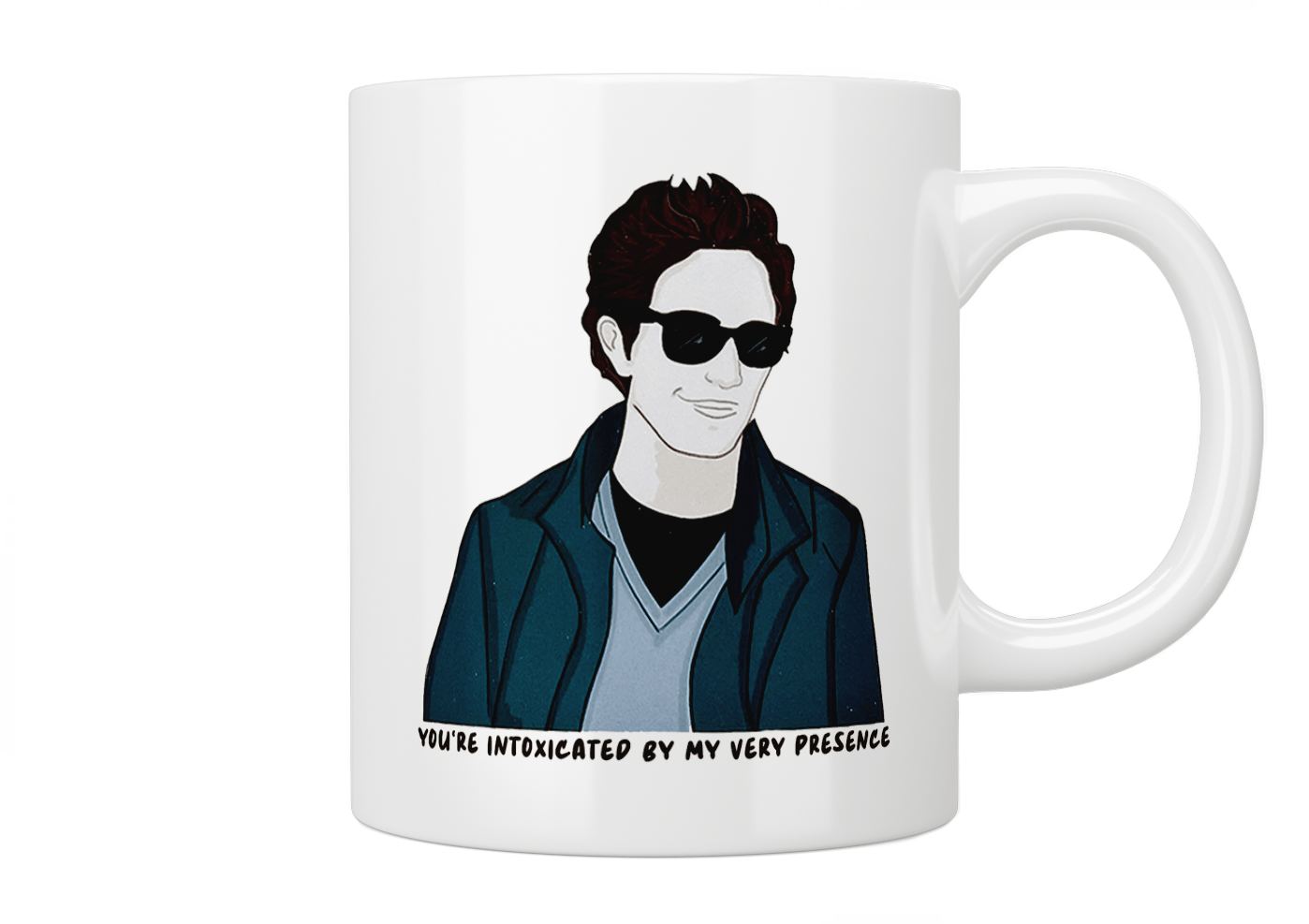 Twilight Inspired Mug - 'You're Intoxicated By My Very Presence' Quote Coffee Cup - Perfect for Twilight Fans, Book Lovers & Coffee Drinkers - Great Gift for Birthdays, Christmas & Movie Nights