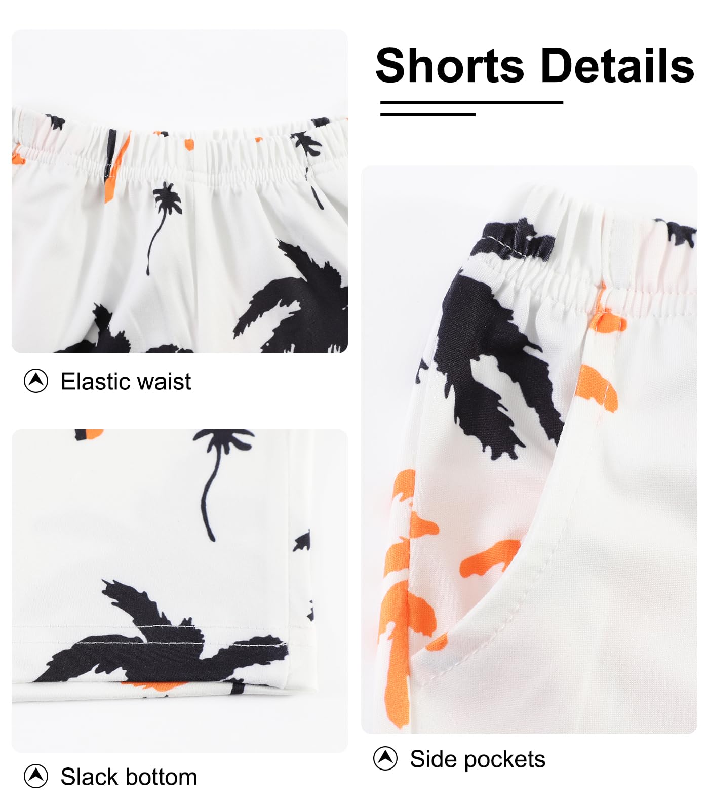 Dinosaur Themed Summer Outfits for Toddler Boys - Cute Shirt & Shorts Set with Pocket - Perfect for Playtime, Daycare & Outdoor Adventures