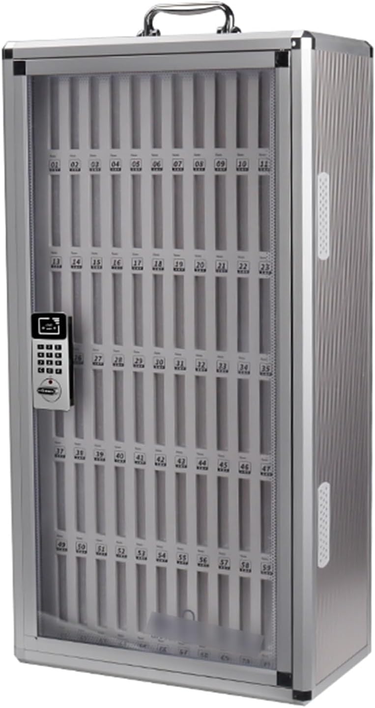 Secure Cell Phone Locker Cabinet - Durable Phone Organizer Box with Key Lock for Schools, Classrooms & Offices - Perfect for Student Phone Storage & Digital Detox