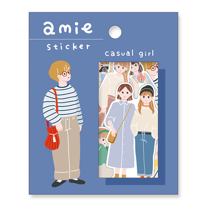 Amie Sticker Flakes - Cute & Trendy Vinyl Decals for Girls | Perfect for Laptops, Water Bottles & Phone Cases - Mind Wave Collection