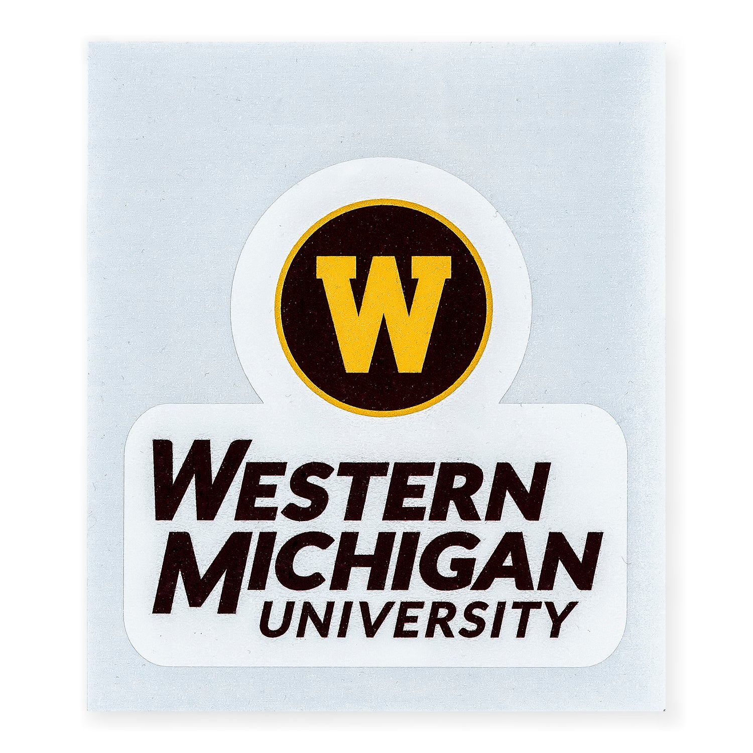 Western Michigan University Stacked Decal - Premium Vinyl Sticker for Laptops, Cars & Water Bottles - Show Your Broncos Pride at School, Work or Game Day