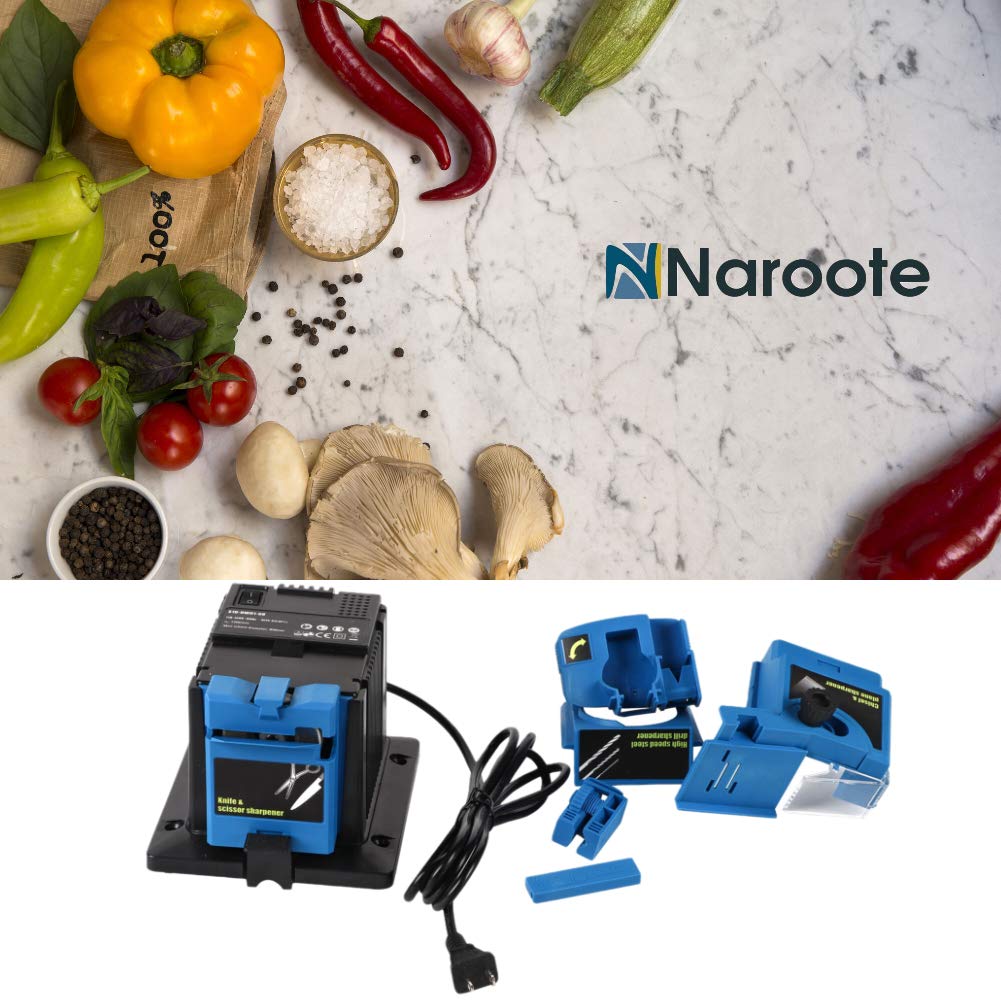 Professional Electric Knife & Scissor Sharpener - Multifunctional Drill Bit Sharpening Tool for Kitchen & Household Use (110V US Plug) | Perfect for Chefs, DIY Enthusiasts & Home Maintenance