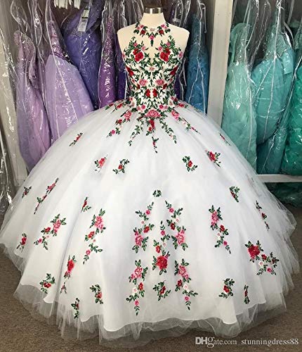 Luxury Velvet Organza Embroidery Quinceañera Dress for Women - Elegant Ball Gown Prom Sweet 16 Dress | Perfect for Quinceañeras, Prom Nights, Weddings & Formal Events