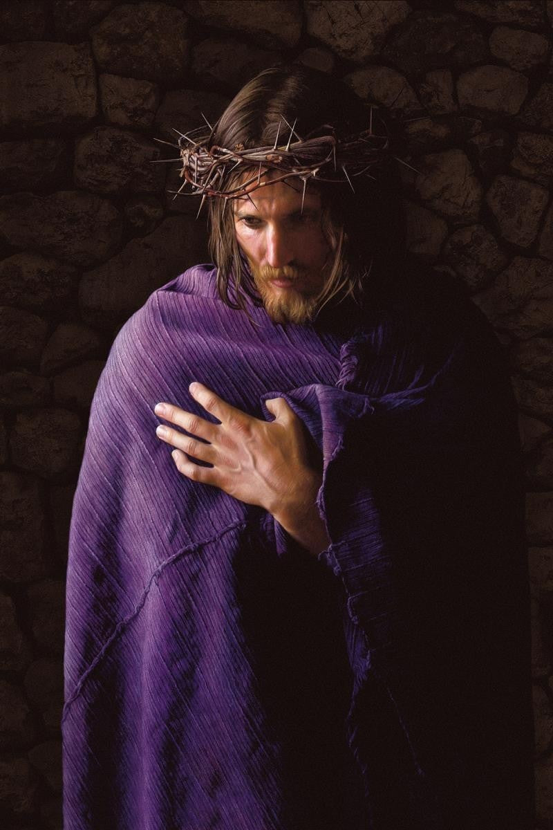 Behold the Man Gallery Wrap Canvas Art - Religious Wall Decor for Home, Church & Office - Perfect for Living Room, Bedroom & Worship Spaces