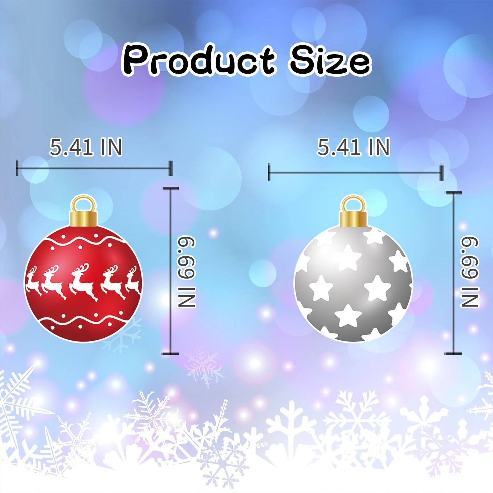 48 Pcs Christmas Hanging Swirl Decorations Set - Xmas Tree Ornaments, Ceiling & Wall Decor for Holiday Parties - Festive Ball Swirls for Home, Office & Outdoor Christmas Decorations