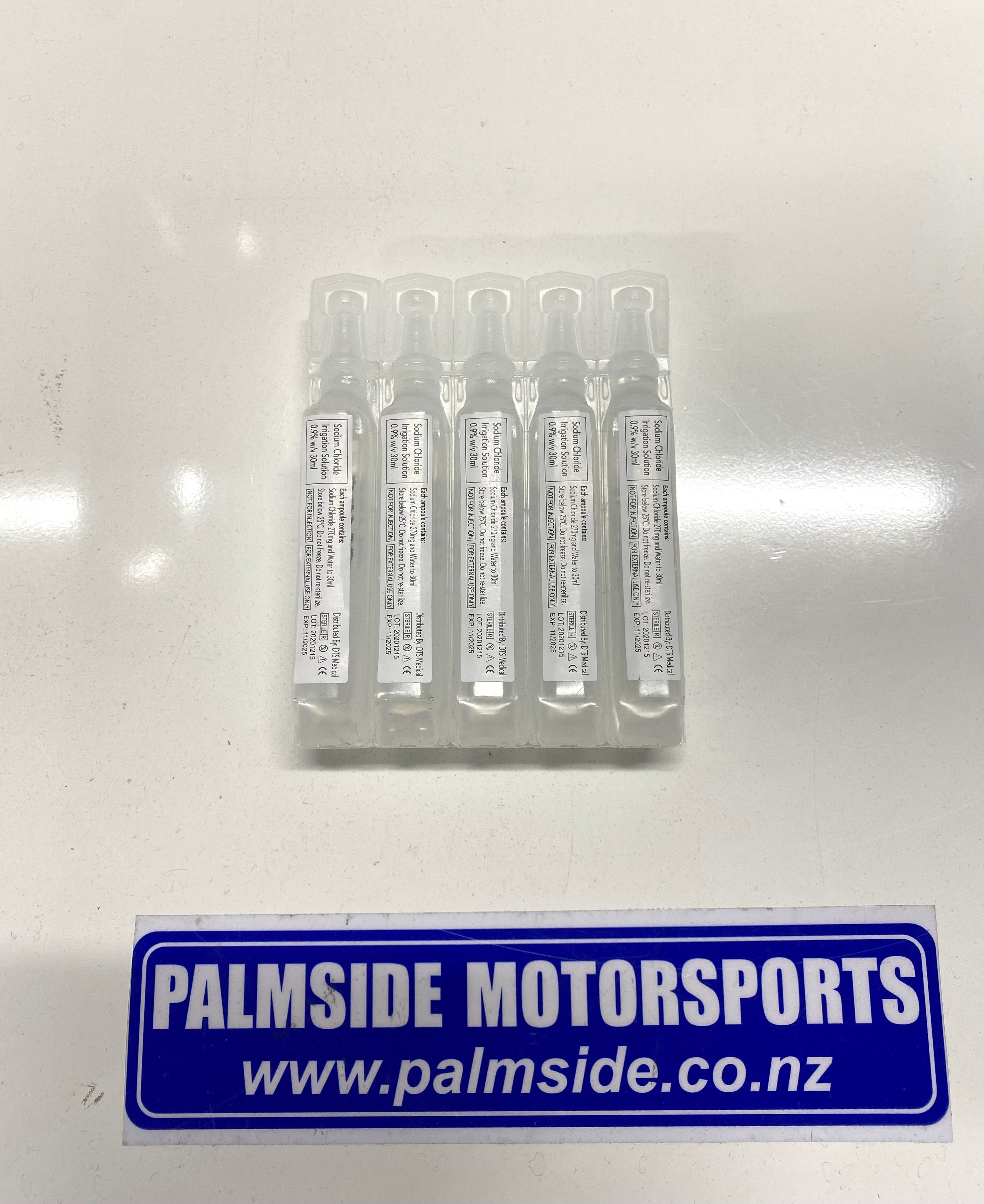 30mL Saline Solution for Contact Lenses - Sterile Eye Wash & Rinse Solution for Daily Use, Travel, and First Aid