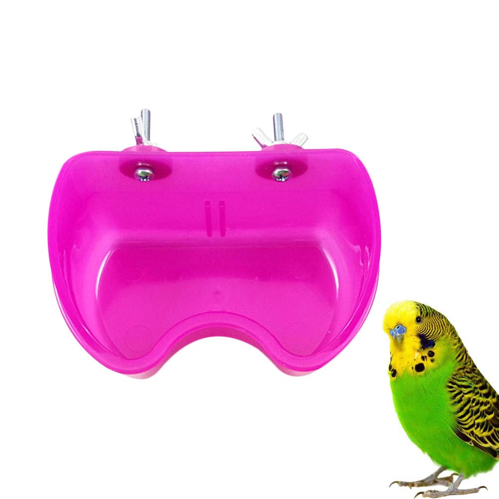 Balacoo Bird Cage Feeder Cups & Water Dishes - 4 Pack Stainless Steel Bird Bowls for Parrots, Canaries, Finches - Perfect for Cage Mounting, Squirrel Food Holder - Ideal for Daily Feeding & Watering in Aviaries and Pet Bird Cages