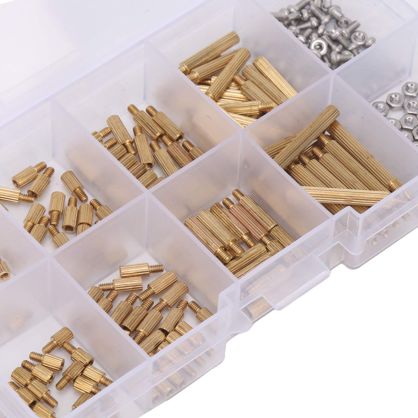 VINGVO M2 Brass Standoff Spacer Kit - 120pcs Computer Case Motherboard Mounting Hardware for PC Build, Repair & DIY Projects | Perfect for Gaming Rigs, Workstations & Server Installations