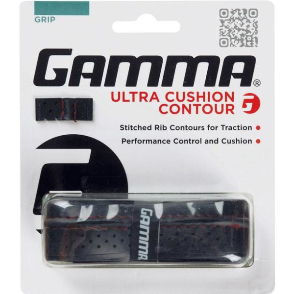 Gamma Ultra Cushion Contour Replacement Golf Grip - Black | Non-Slip Comfort Handle for Golf Clubs | Perfect for Driving Range & Course Play