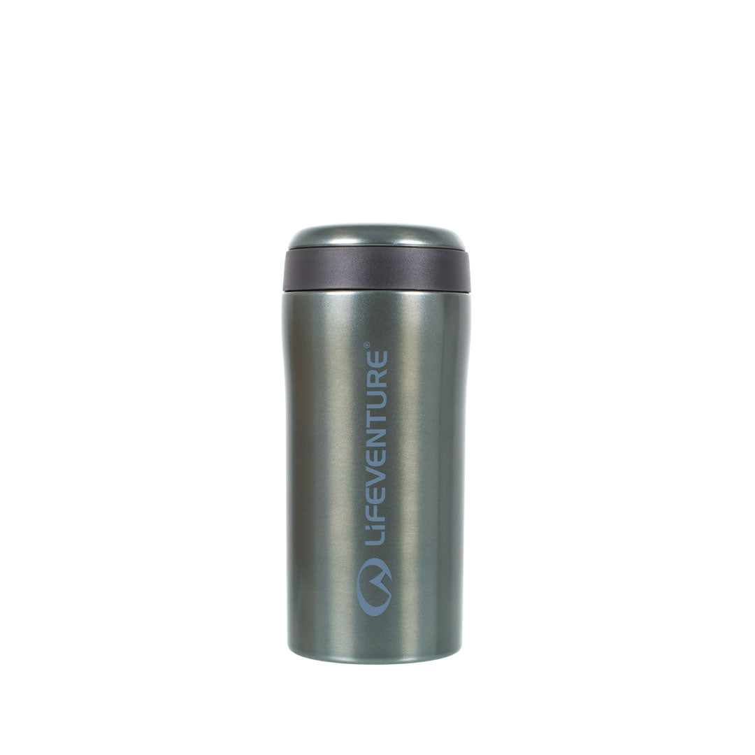 Lifeventure Stainless Steel Thermal Mug - 300ml Insulated Travel Coffee Cup with Gloss Finish - Keeps Drinks Hot or Cold for Hours - Perfect for Commuting, Camping & Outdoor Adventures