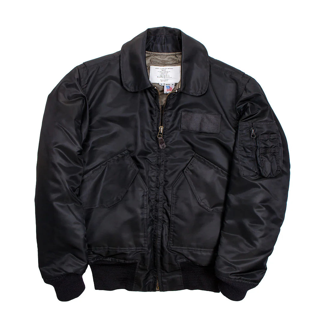 Cockpit USA Men's Military Spec Cold Weather Flight Jacket - Aviator Bomber Jacket for Winter, Windproof & Insulated - Perfect for Pilots, Outdoor Adventures & Casual Wear