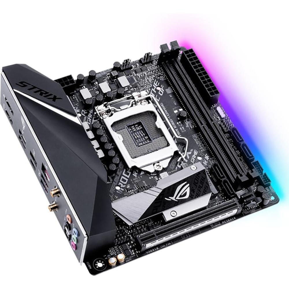 ASUS ROG STRIX B360-I Gaming Motherboard - LGA1151 Socket, Intel B360 Chipset, Mini-ITX Form Factor for Compact Gaming PC Builds | Perfect for eSports, Streaming & VR Gaming Setups
