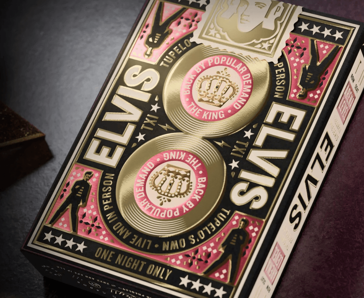 Elvis Presley Playing Cards - 52 Deck Vintage Collectible Poker Cards with Custom Designs - Perfect for Poker Games, Magic Tricks, and Elvis Fans Gift Ideas