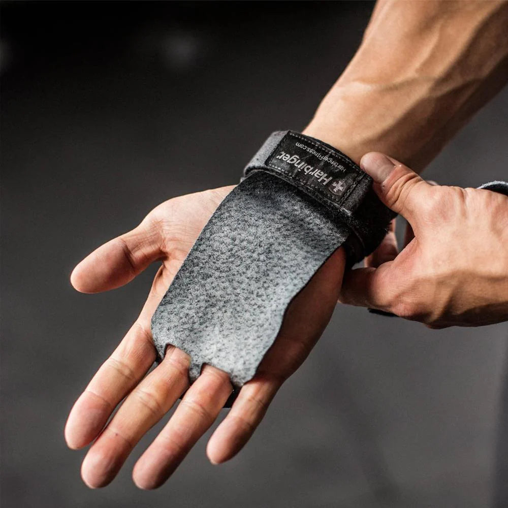 Harbinger Palm Grips Workout Gloves for Weightlifting, Gym & CrossFit - Non-Slip Grip, Breathable & Durable Training Gloves for Men & Women - Perfect for Pull-Ups, Deadlifts & Strength Training