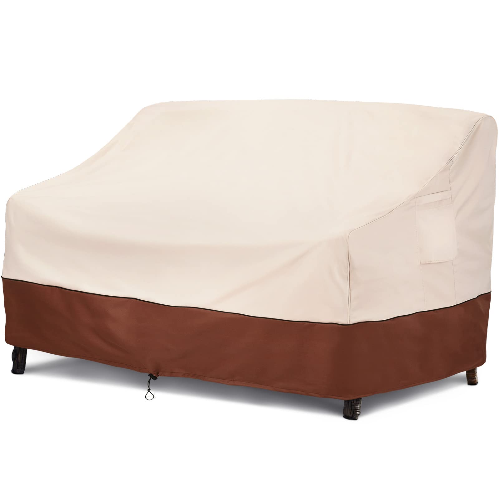 Waterproof Heavy Duty Outdoor Furniture Covers for Sofa & Patio Bench - Fits up to 104W x 40D x 31H Inches - All-Weather Protection for Patio, Garden & Backyard Furniture (COSFLY)