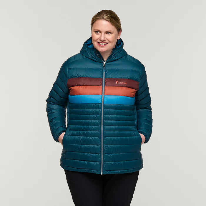 Cotopaxi Fuego Down Hooded Jacket for Women - Plus Size Winter Coat with Water-Resistant Shell & 800-Fill Power Down - Perfect for Hiking, Camping & Cold Weather Adventures (2025 Edition)