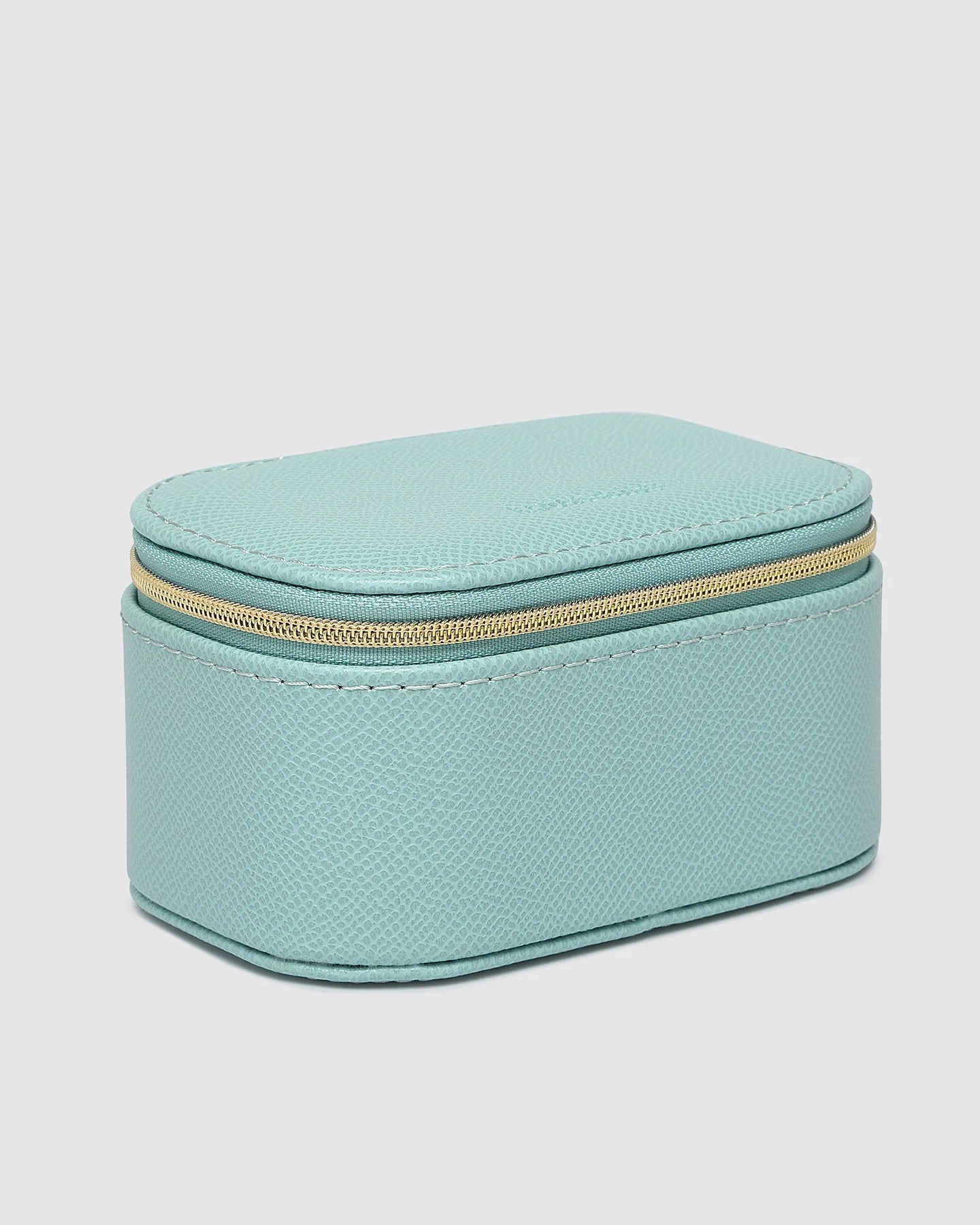 Louenhide Olive Green Jewelry Box - Elegant Mint Jewelry Organizer for Necklaces, Rings & Earrings - Perfect for Travel, Home Decor & Gift Giving