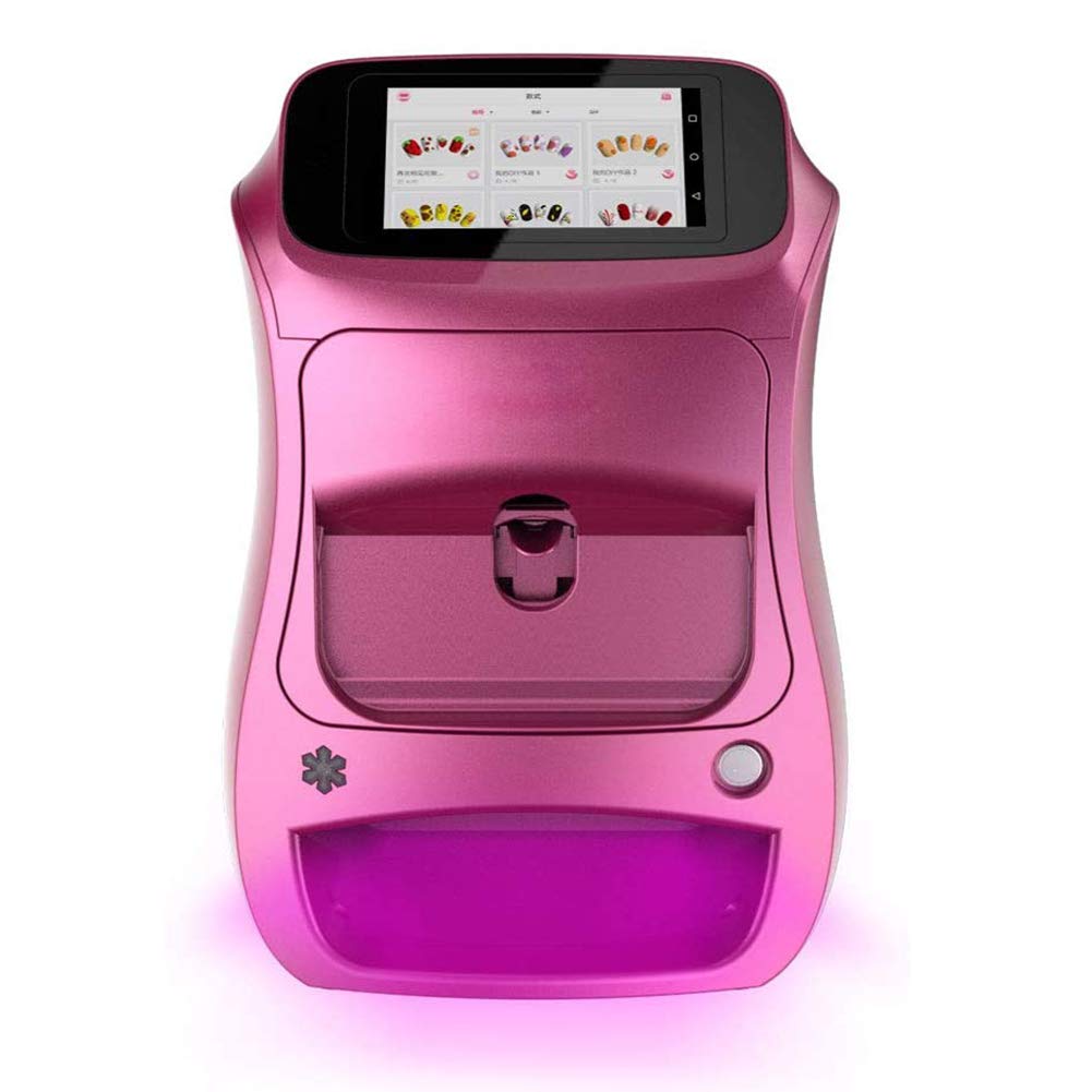 Smart 3D Nail Art Printer with 5-inch Touch Screen - DIY Nail Design Machine for Home & Salon Use | Perfect for Professional Nail Artists & Beginners Creating Custom Nail Patterns