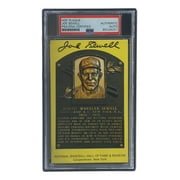 Joe Sewell Autographed 4x6 Cleveland Hall of Fame Plaque Card with PSA/DNA Certification #85026251 - Perfect for Baseball Memorabilia Collectors and Sports Fans Display