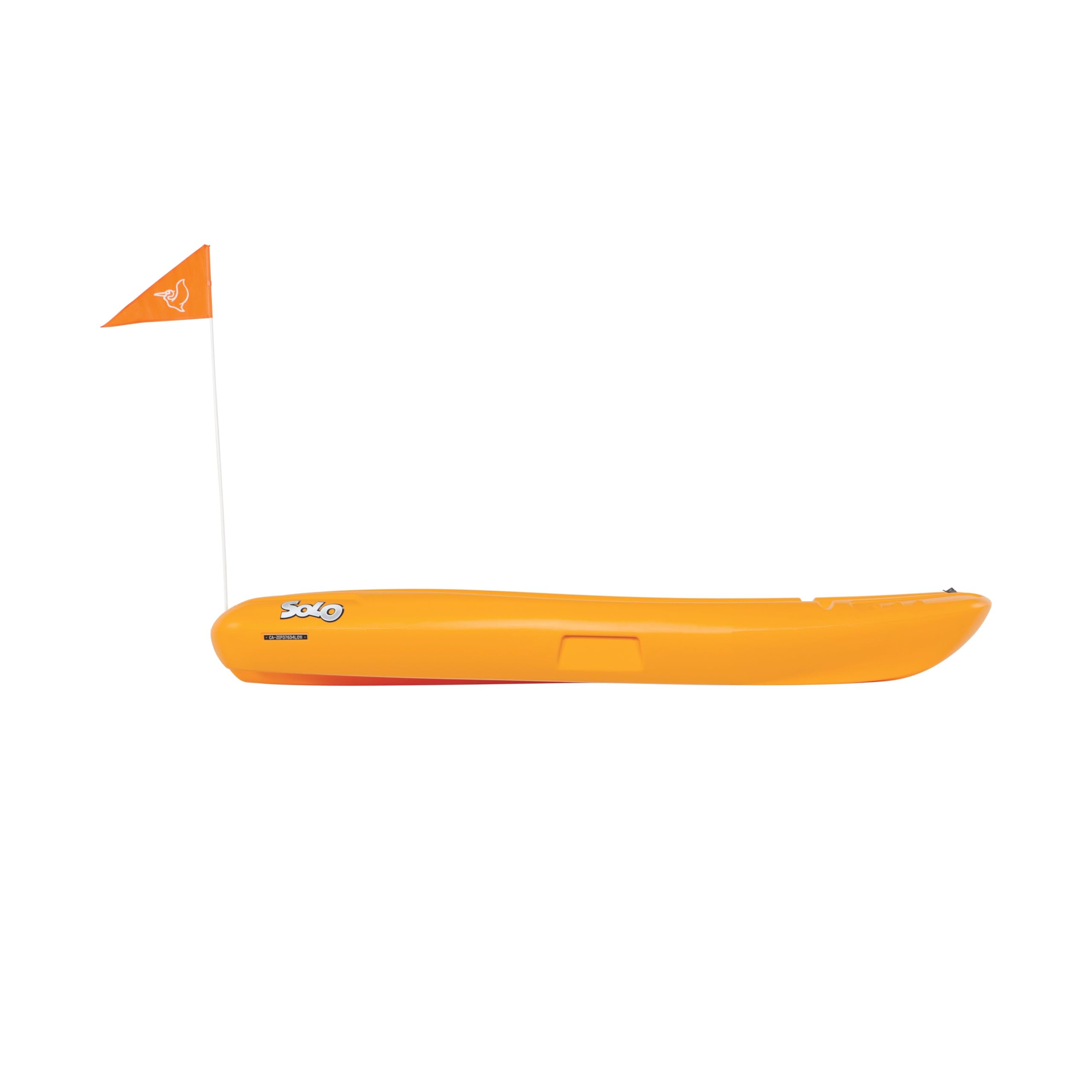 Pelican Solo 6 Feet Sit-on-Top Youth Kayak for Kids | Lightweight & Durable Kids Kayak with Paddle & Accessories | Perfect for Lakes, Rivers & Beginner Paddling Adventures