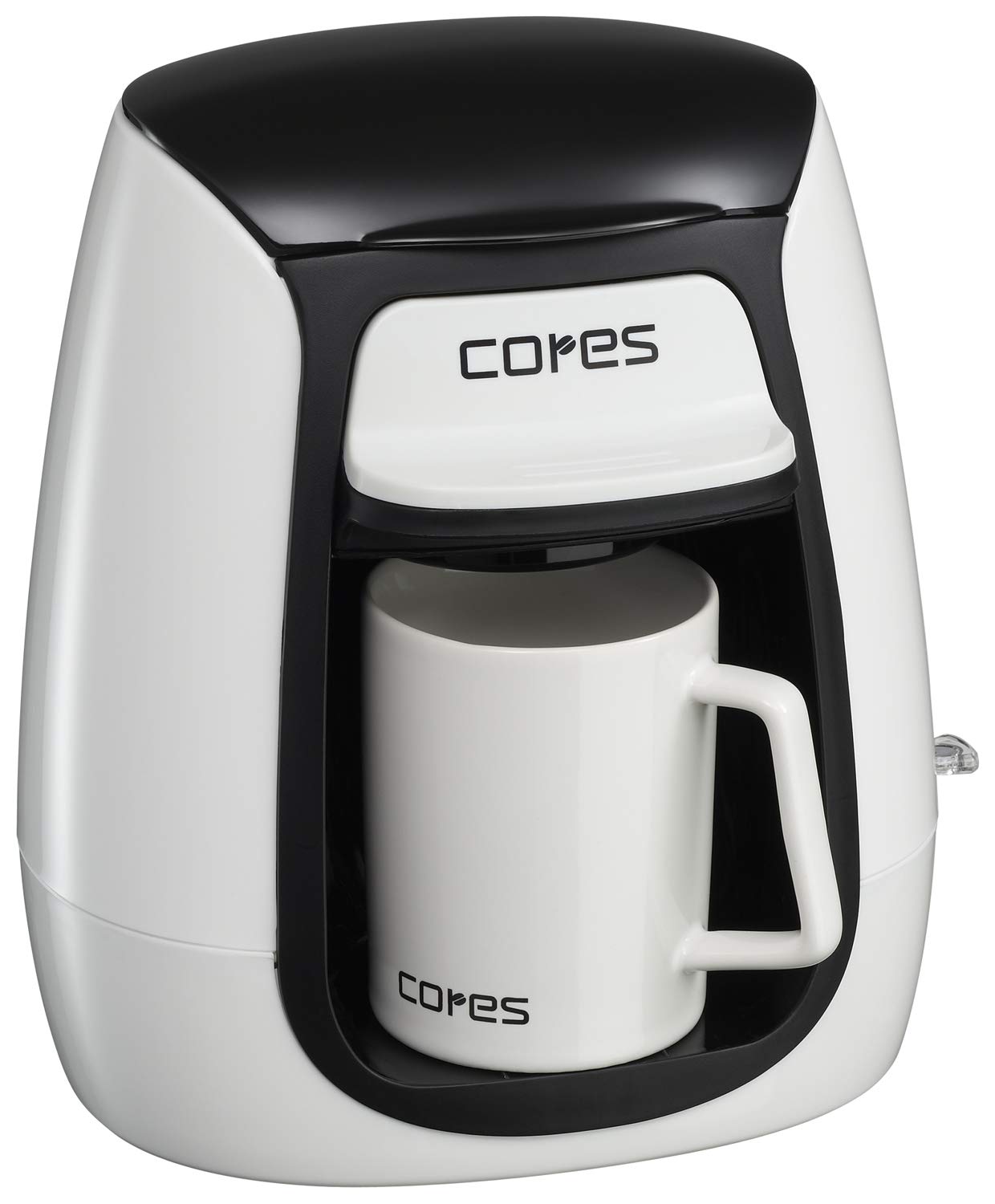 1CUP COFFEE MAKER with Travel Mug - Portable Single Serve Coffee Machine C311WH | Perfect for Home, Office & Camping | Genuine Japanese Product