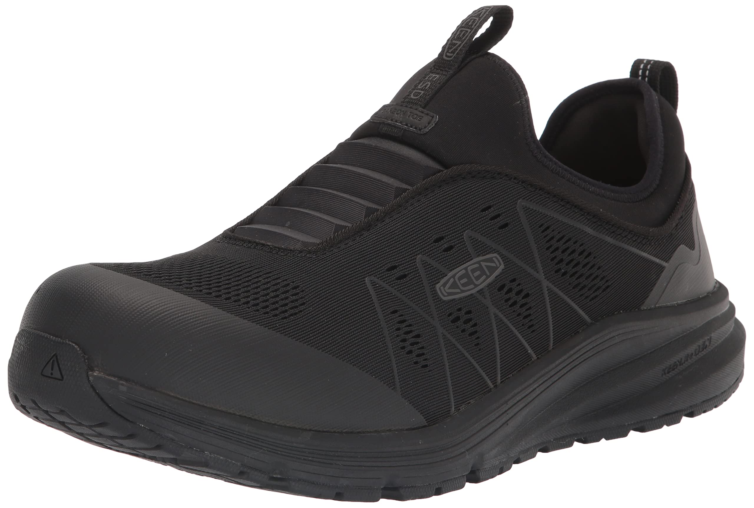 KEEN Utility Men's Vista Energy Low Height Composite Toe ESD Slip-On Work Shoes - Lightweight & Comfortable for Construction, Warehouse & Industrial Safety