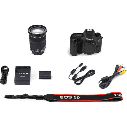 Canon EOS 6D DSLR Camera with 24-105mm f/3.5-5.6 STM Lens - Full Frame Digital SLR for Professional Photography, Vlogging & Travel (USA Version)