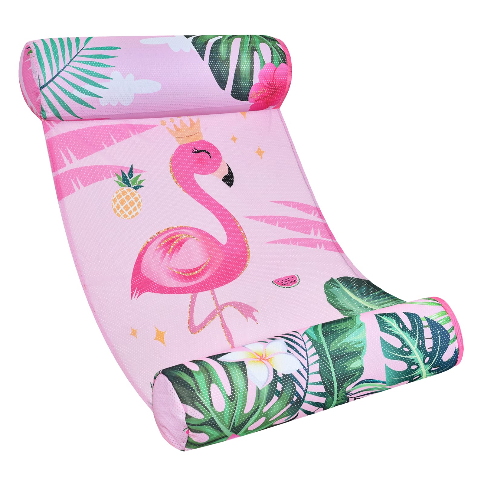 Best Inflatable Pool Hammock for Adults - Heavy Duty Swimming Raft Float with Cup Holder for Beach, Lake & Backyard Relaxation | Perfect for Summer Parties, Vacation & Lounging