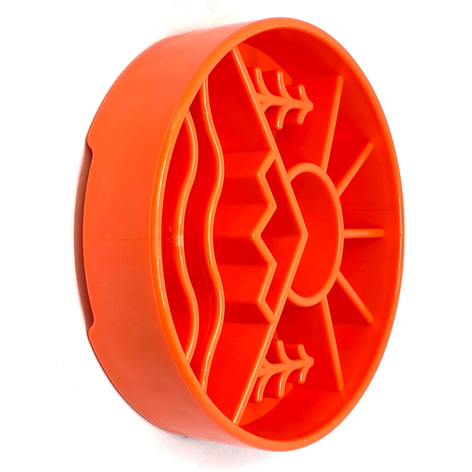 SodaPup Great Outdoors Durable Slow Feeder Dog Bowl - Non-Toxic Pet Safe Feeding Dish for Mental Stimulation & Healthy Digestion | Made in USA | Perfect for Active Dogs, Puzzle Feeding & Portion Control During Outdoor Adventures