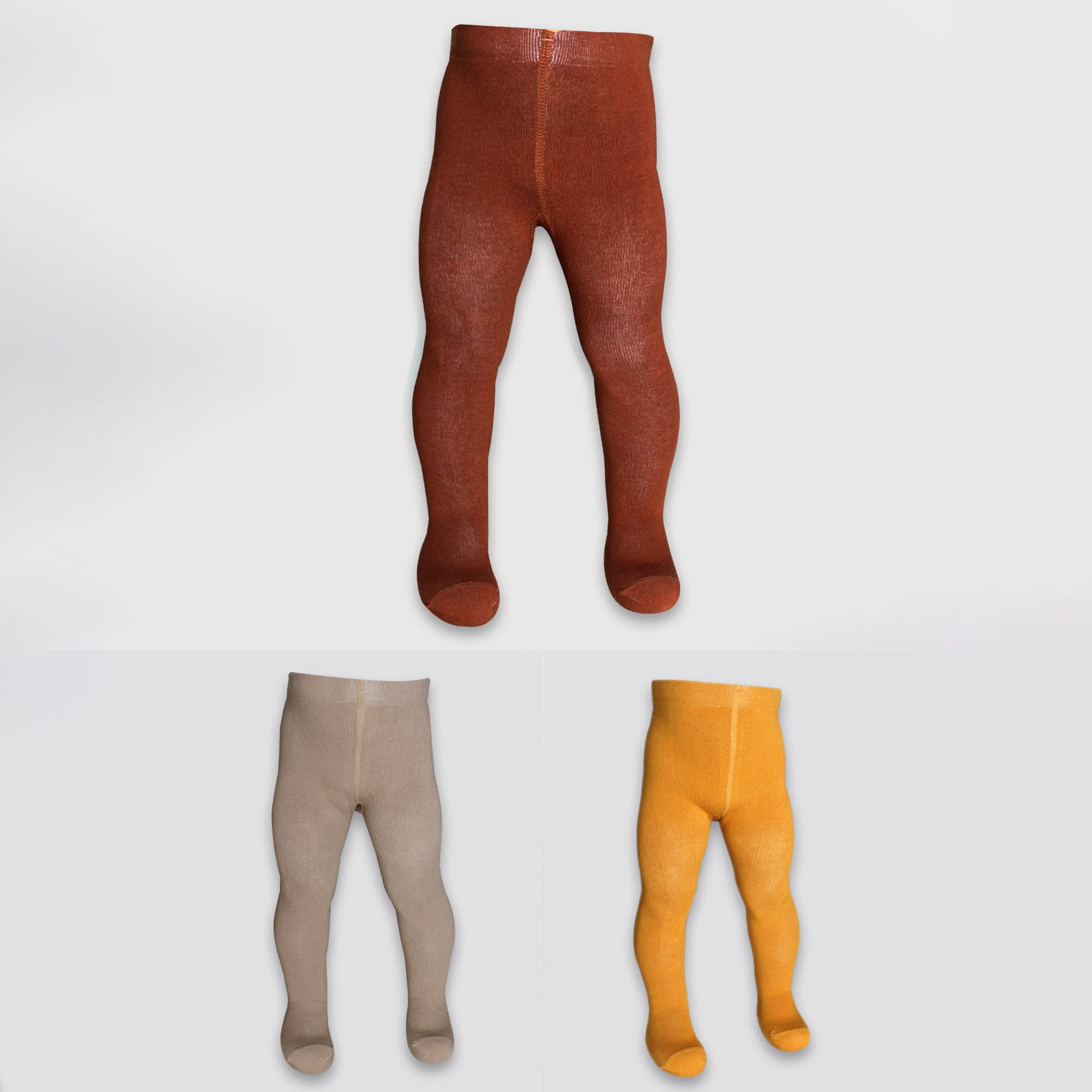 Bistyle Baby Girls Tights - 3 Pack Thick Warm Leggings | Soft Organic Cotton Stockings for Newborn, Infant & Toddler | Perfect for Winter, Playtime & Everyday Comfort